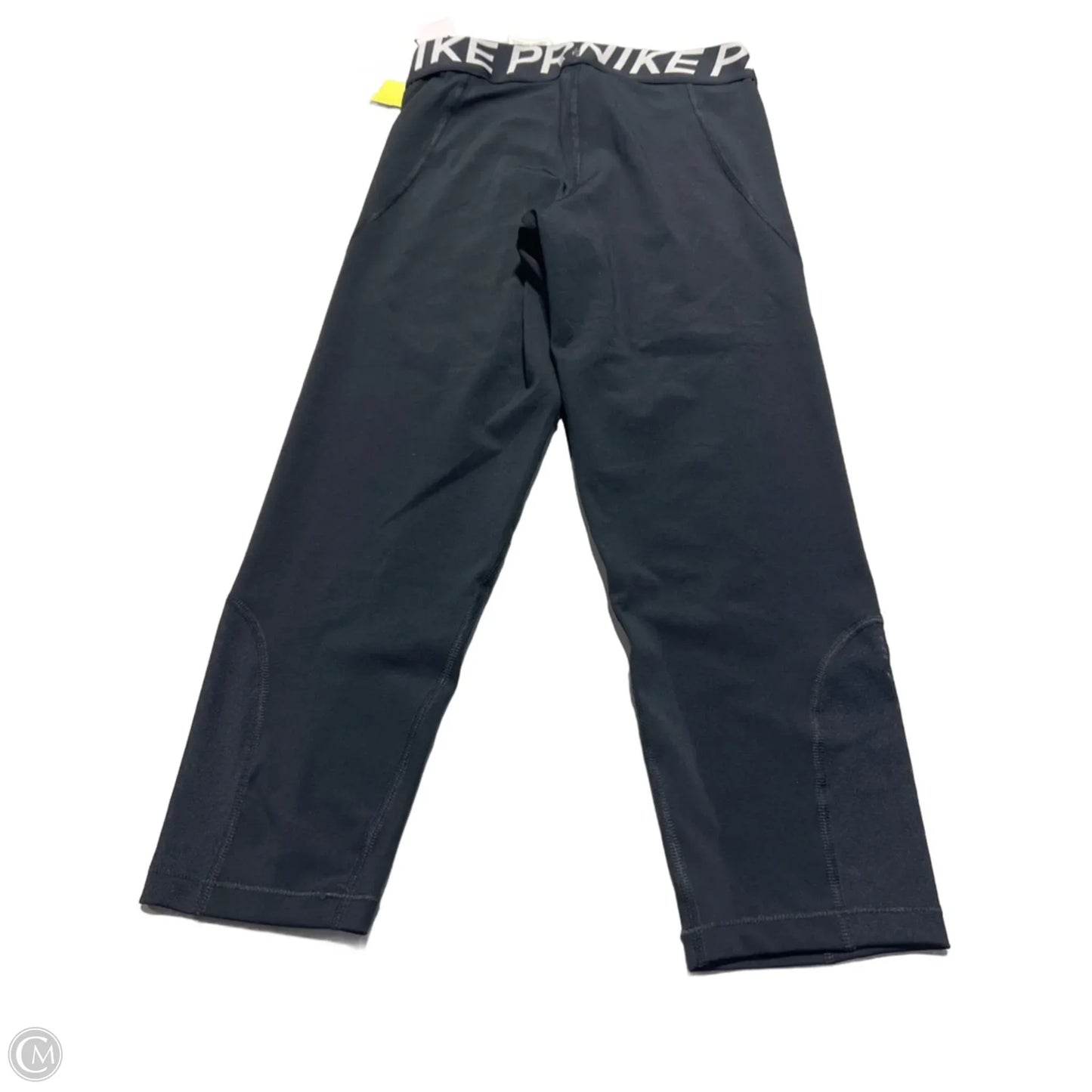 Athletic Leggings Capris By Nike In Black, Size: M