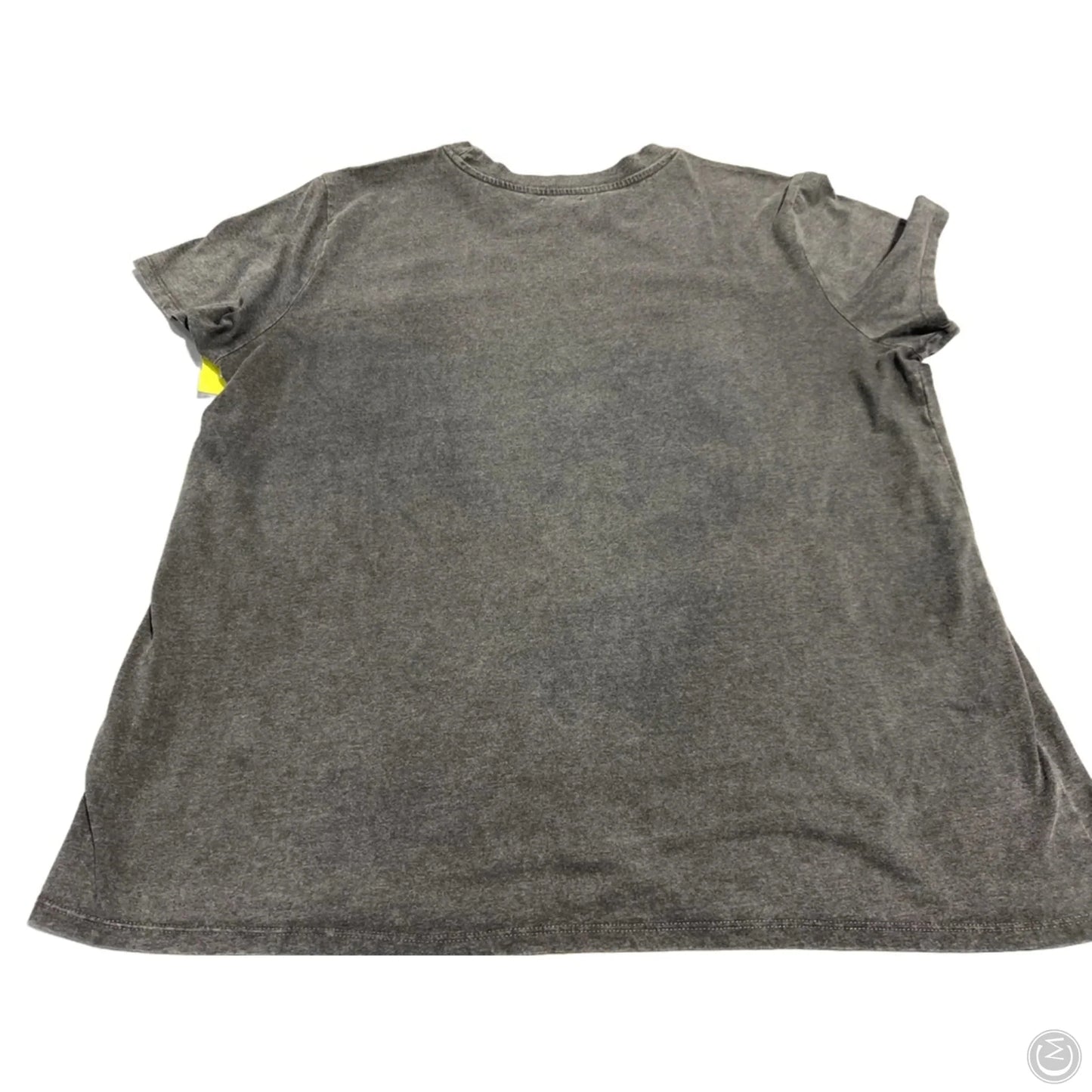 Top Short Sleeve By Maurices In Grey, Size: 1x