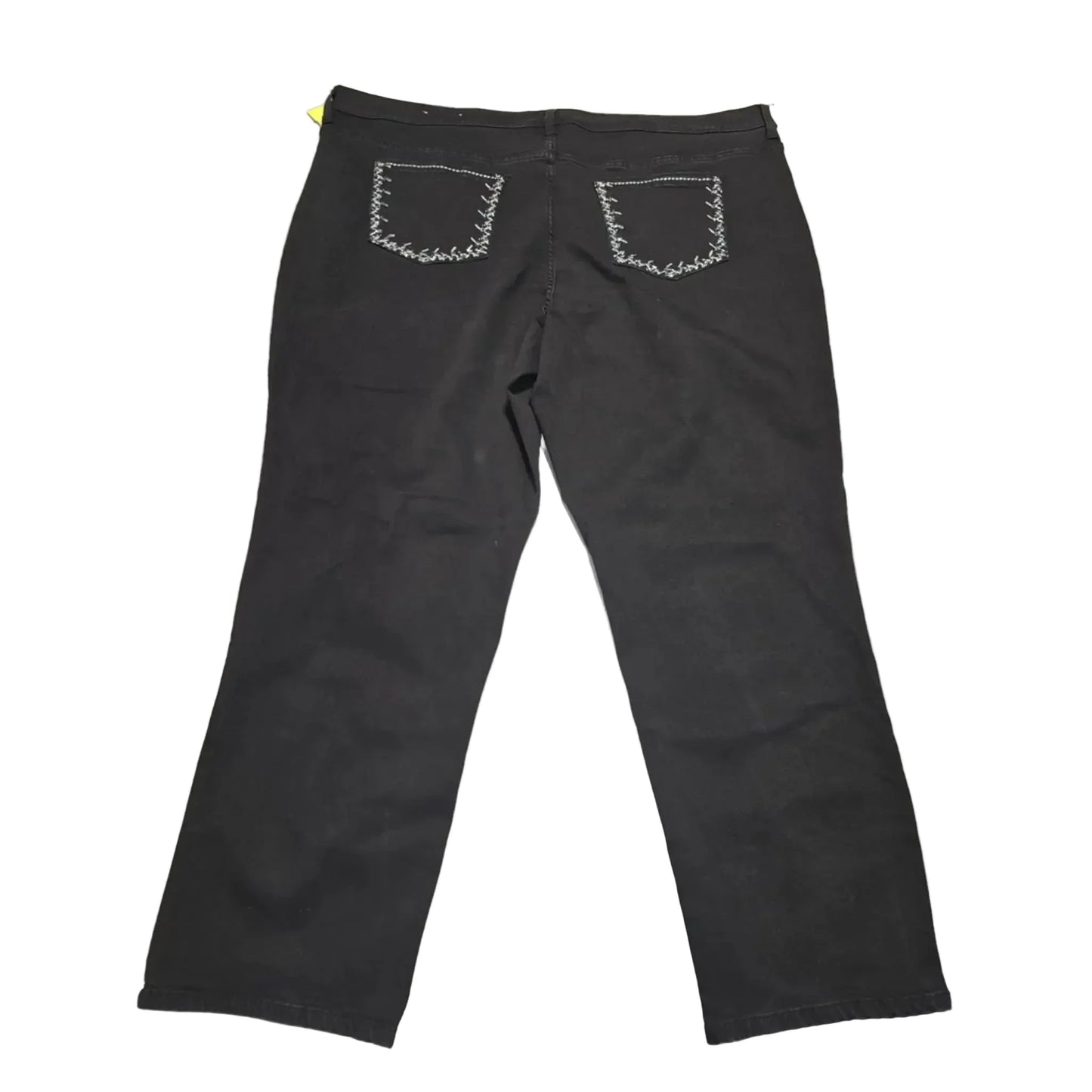 Jeans Straight By Cj Banks In Black, Size: 24