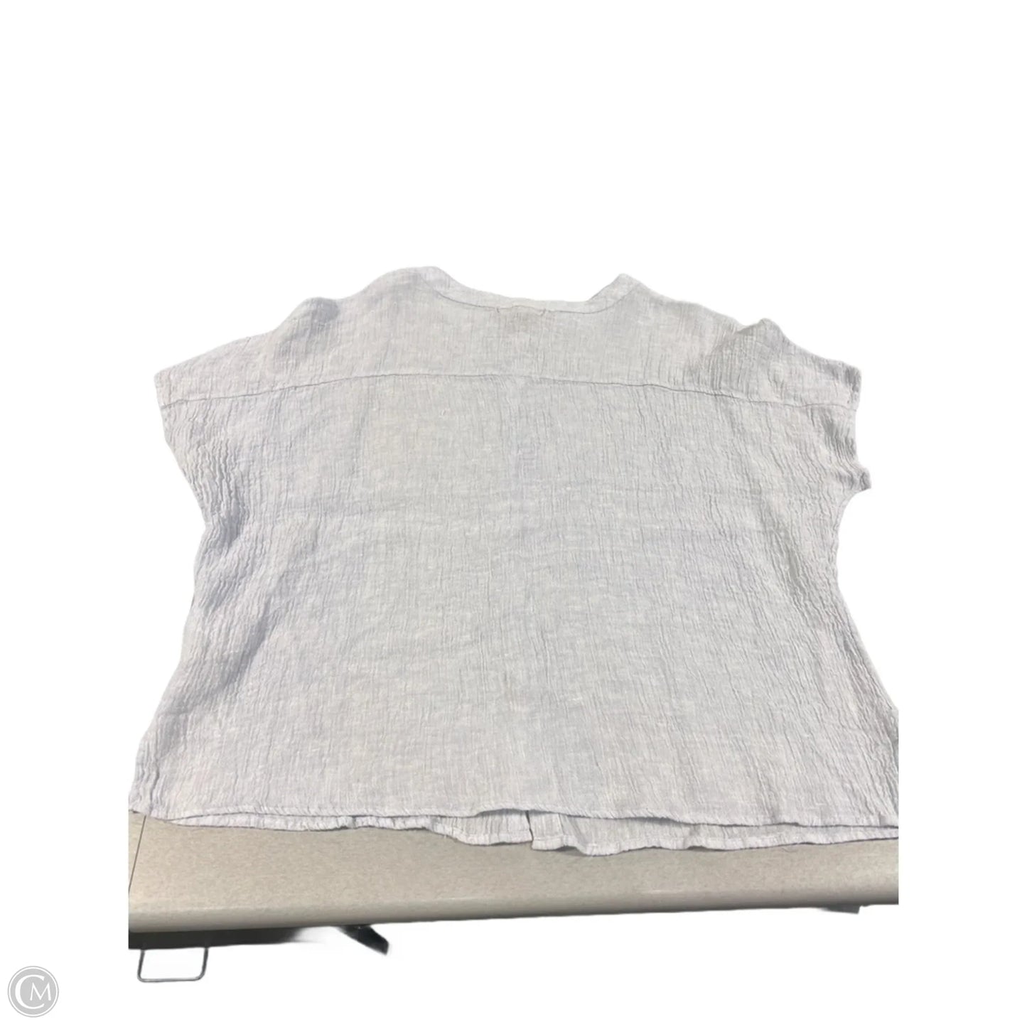 Top Short Sleeve By Tahari In Blue, Size: S
