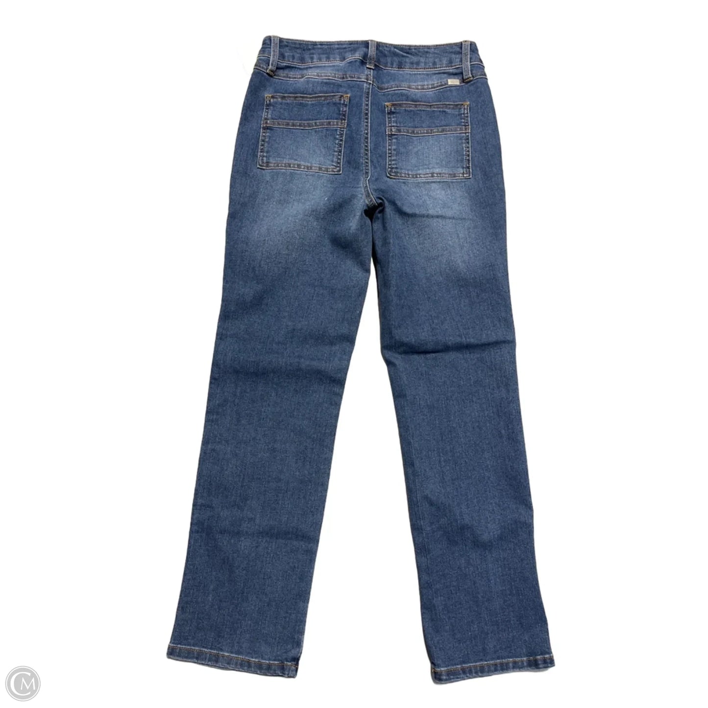 Jeans Straight By 1822 Denim In Blue Denim, Size: 4