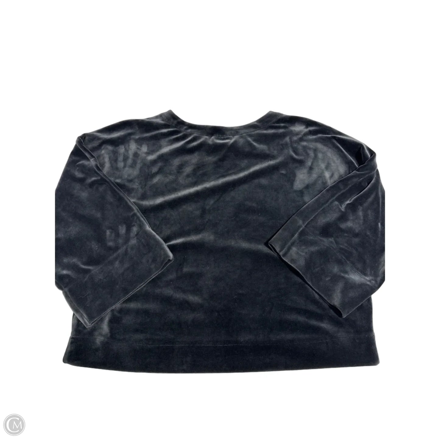 Top 3/4 Sleeve By Dkny In Black, Size: Xl