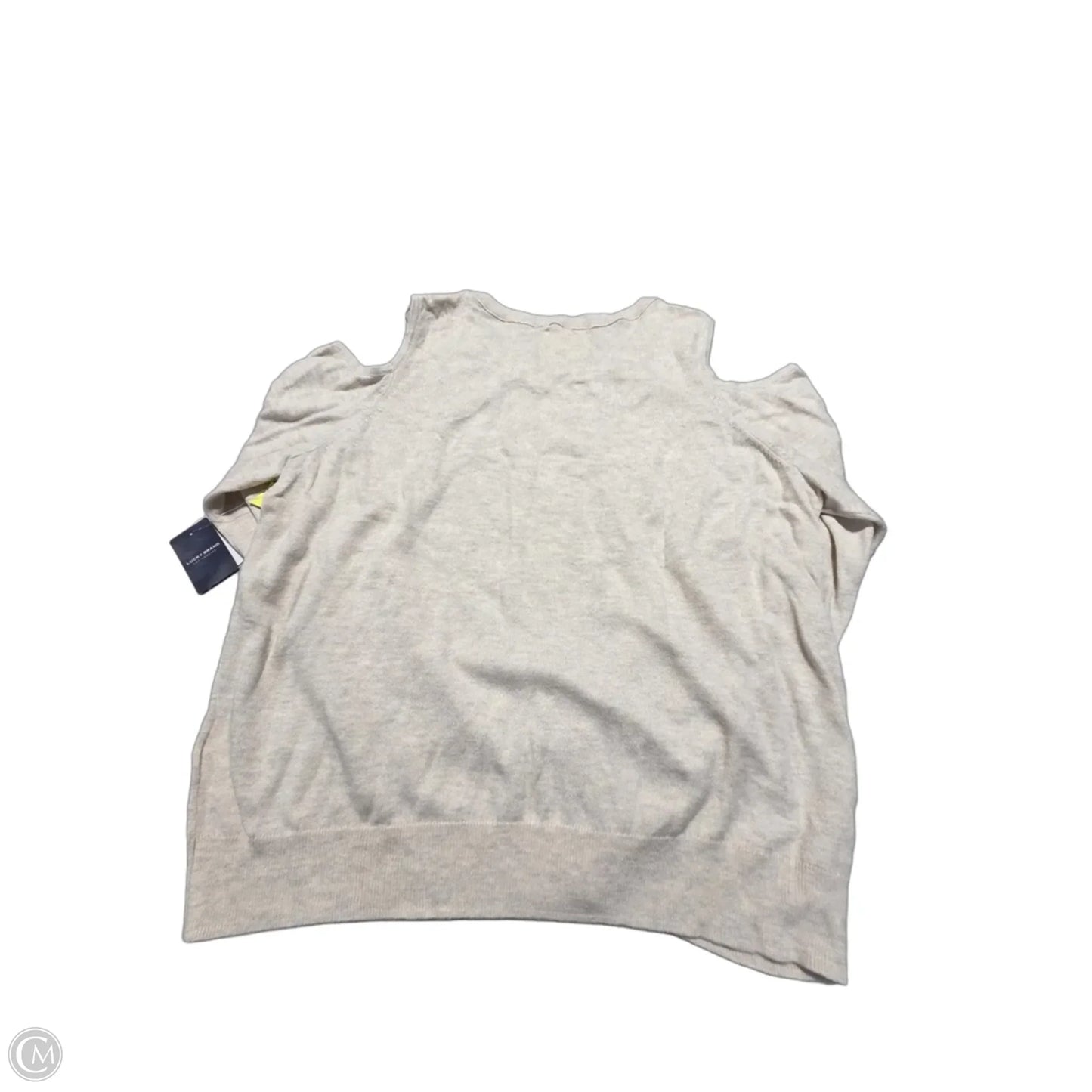 Top Long Sleeve By Lucky Brand In Tan, Size: Xxl