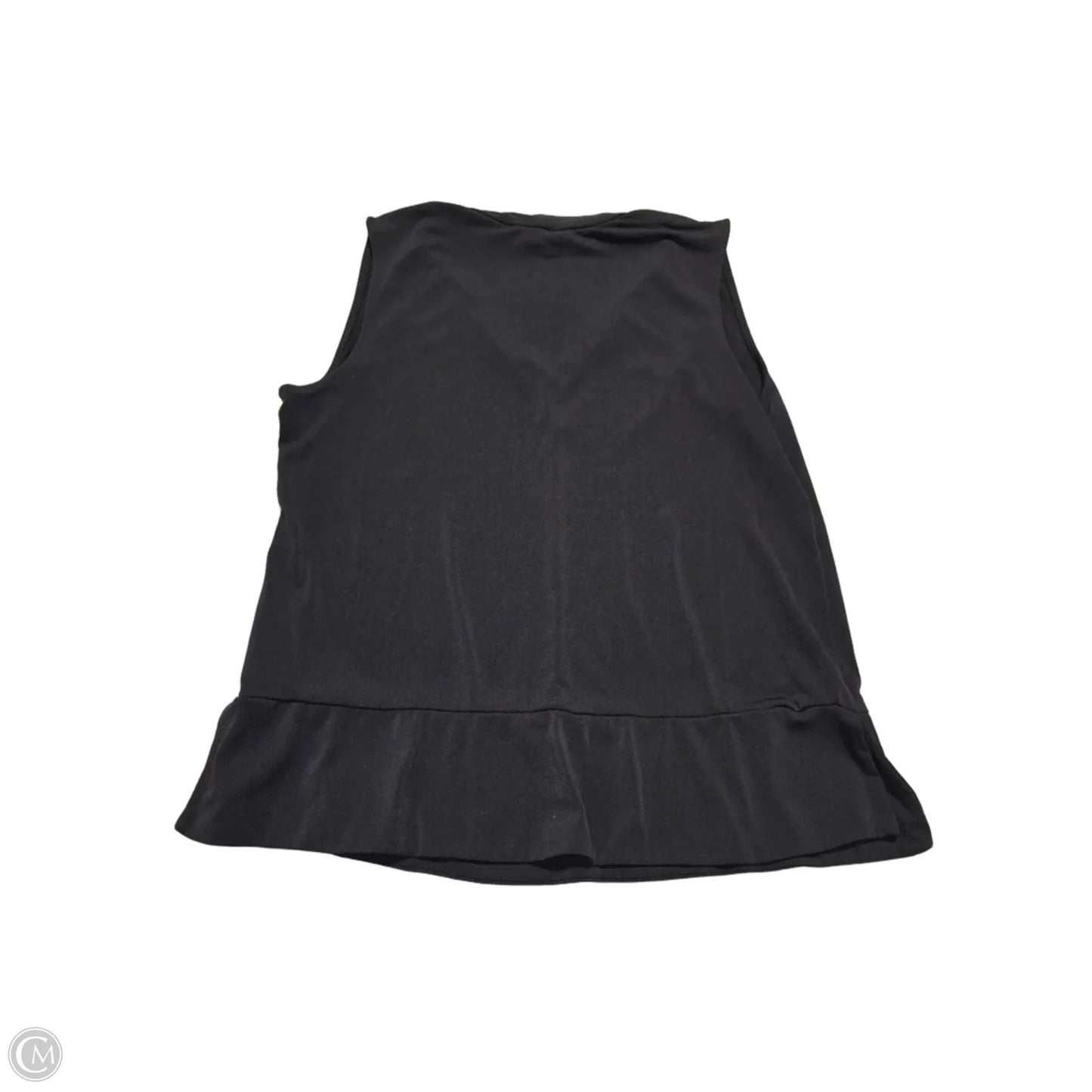 Blouse Sleeveless By Liz Claiborne In Black, Size: S