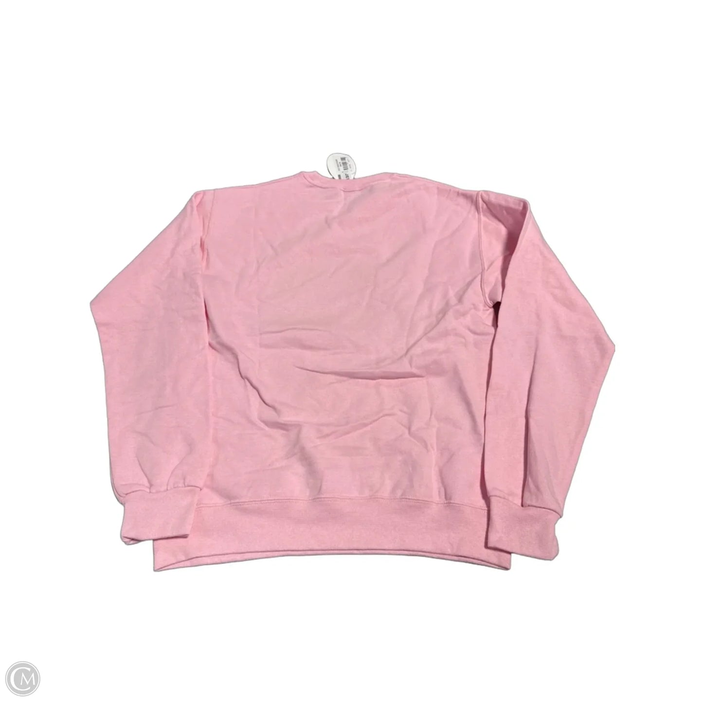Top Long Sleeve By Jerzees In Pink, Size: S