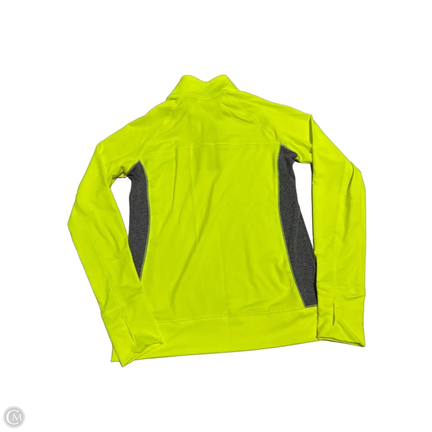 Athletic Jacket By Pink In Yellow, Size: S