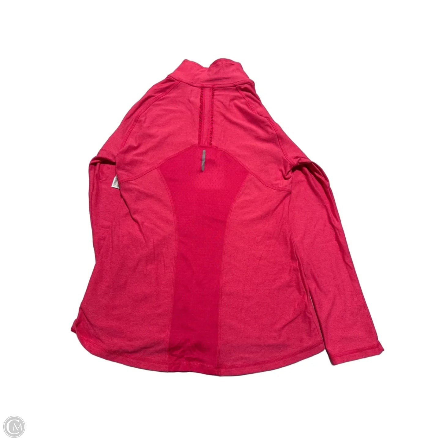 Athletic Top Long Sleeve Collar By Champion In Pink, Size: Xs