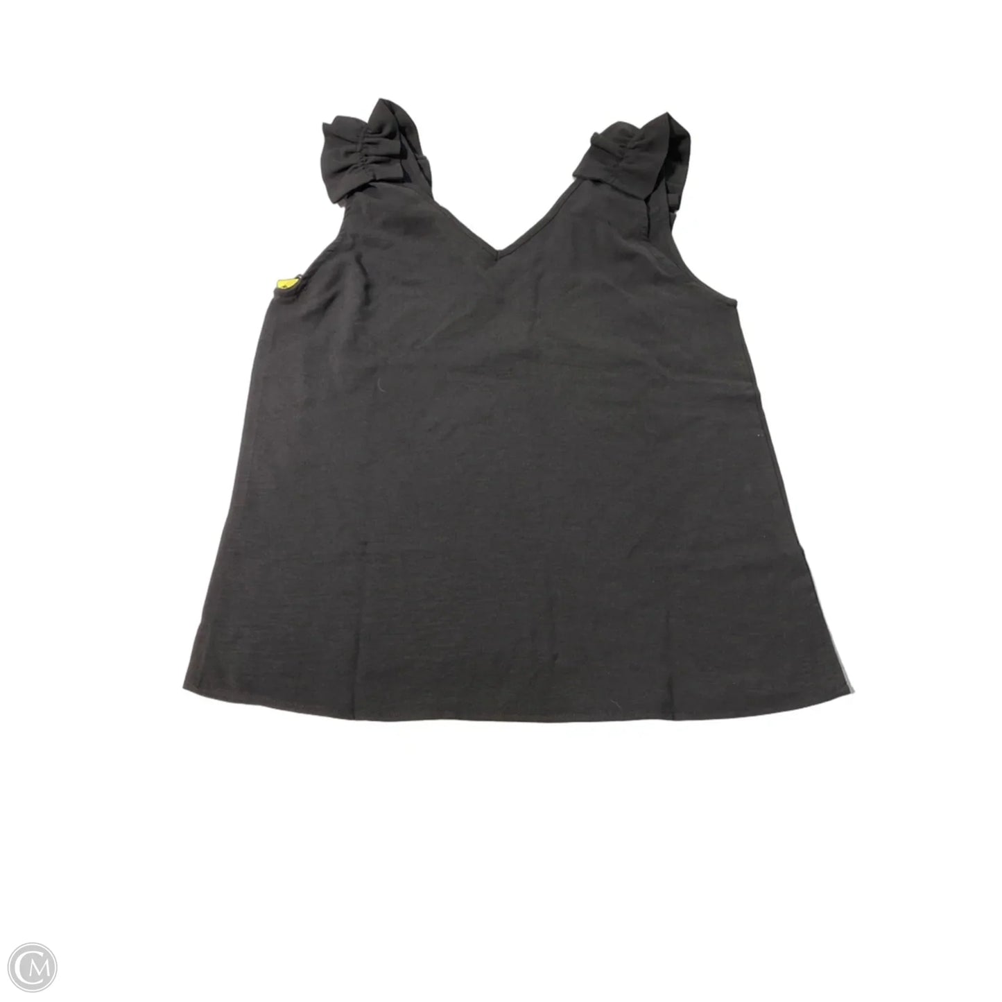 Blouse Short Sleeve By Vanilla Bay In Black, Size: S