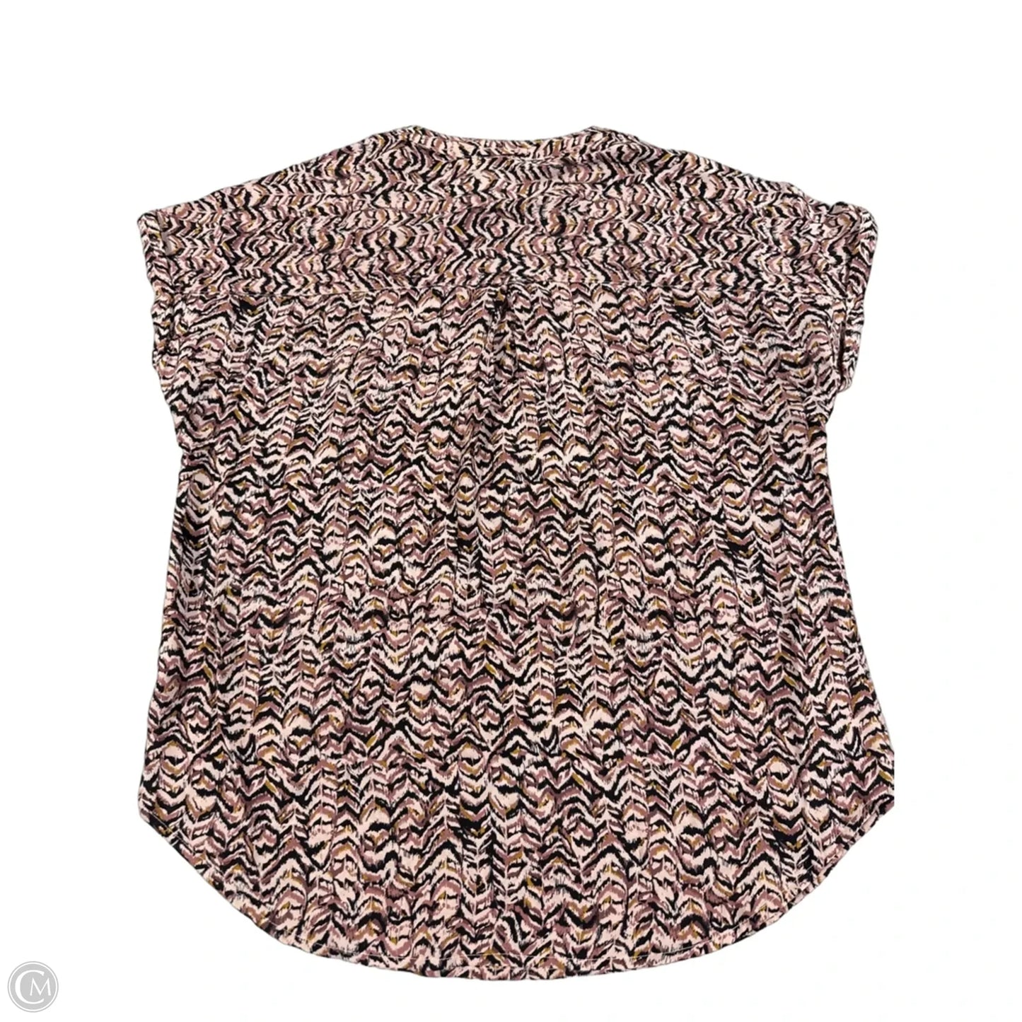 Blouse Short Sleeve By Maurices In Pink, Size: Xs