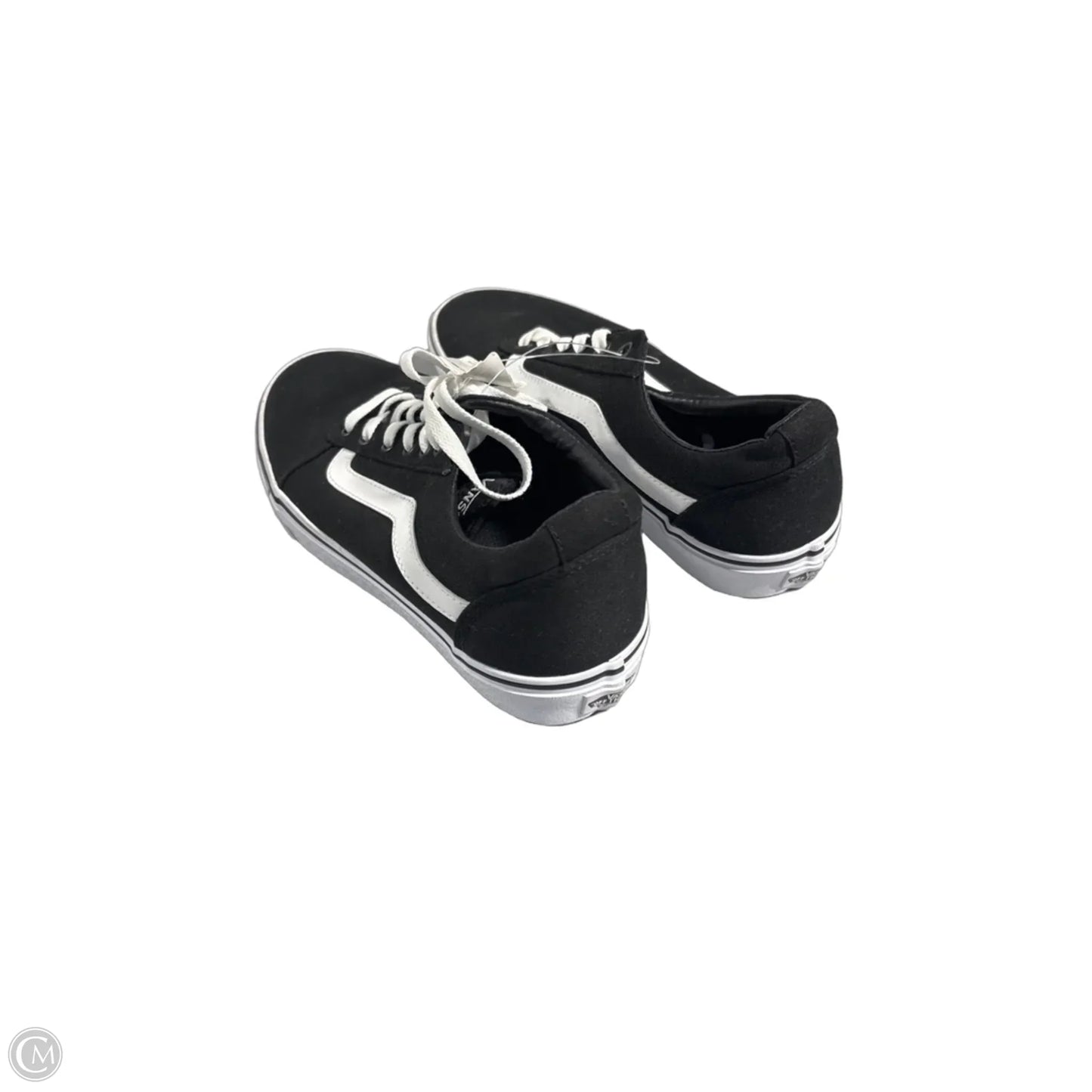 Shoes Sneakers By Vans In Black & White, Size: 11
