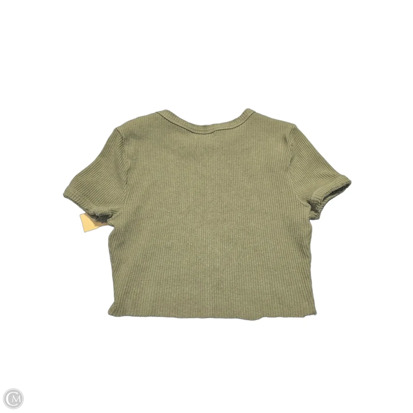 Top Short Sleeve By Urban Outfitters In Green, Size: M