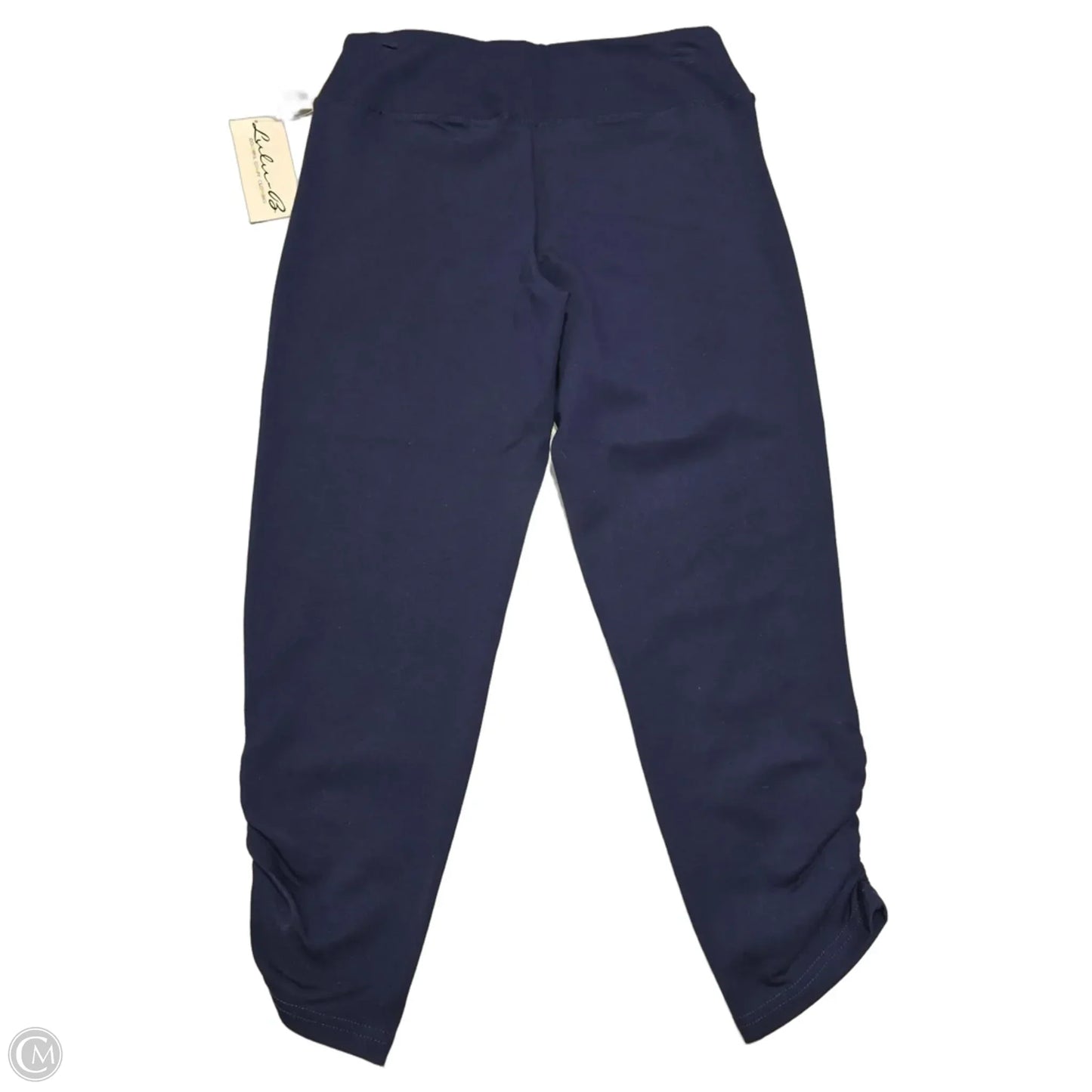 Athletic Leggings By Lulu B In Navy, Size: M