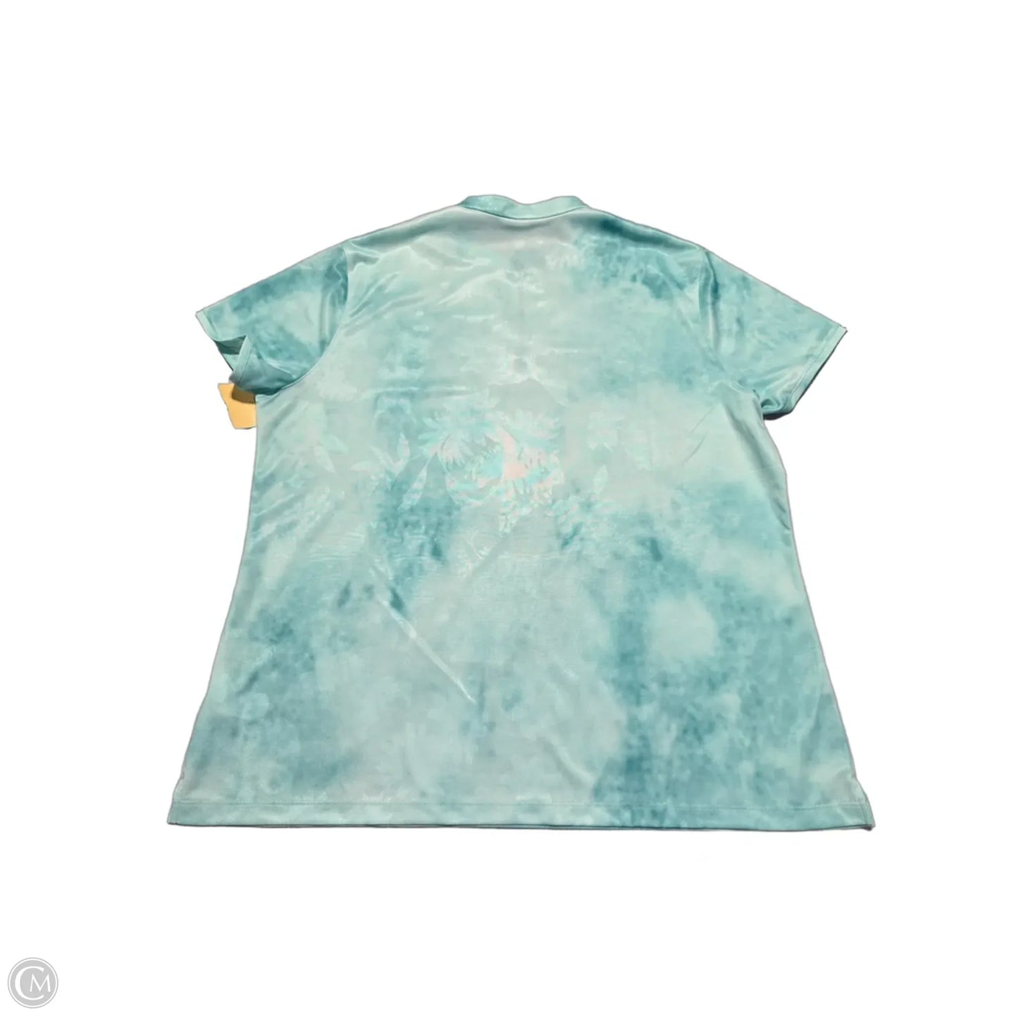 Athletic Top Short Sleeve By Nike In Green, Size: Xxl