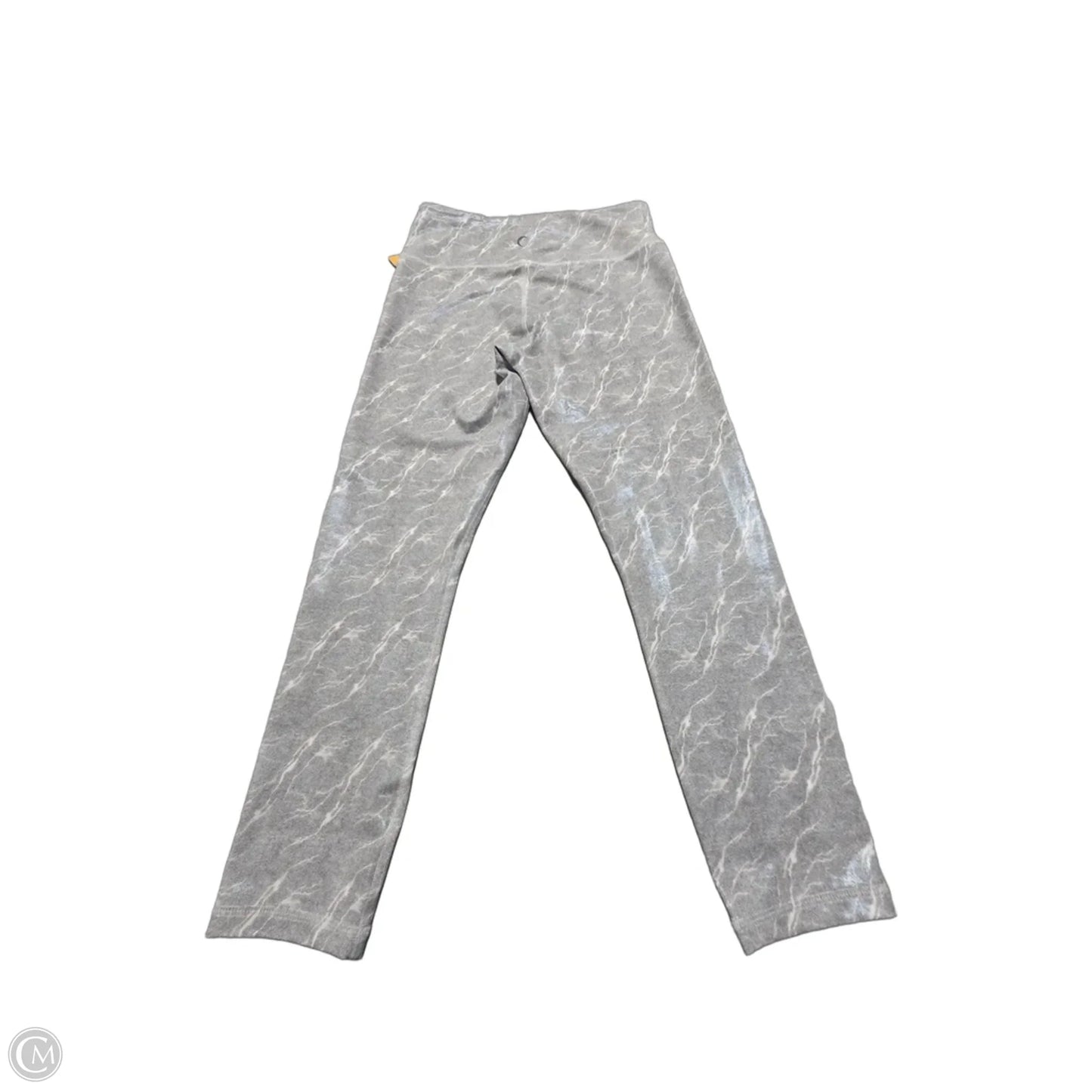 Athletic Leggings By Zyia In Silver, Size: M