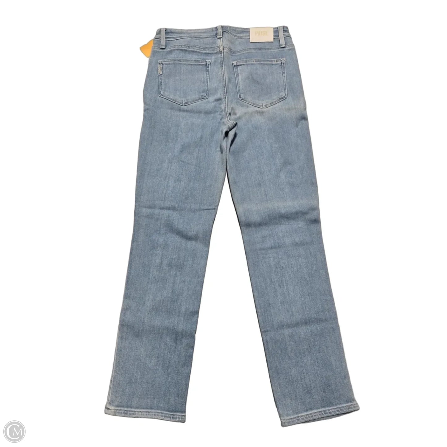 Jeans Straight By Paige In Blue Denim, Size: 6