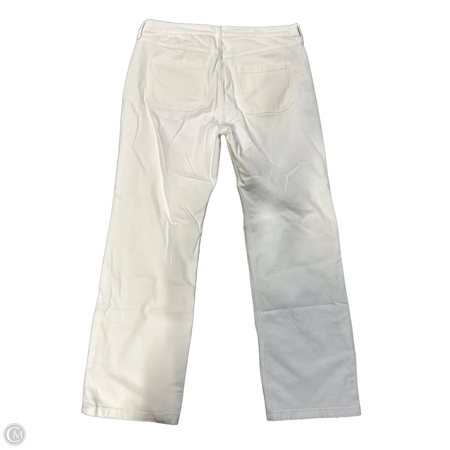 Jeans Flared By Gap In White, Size: 14