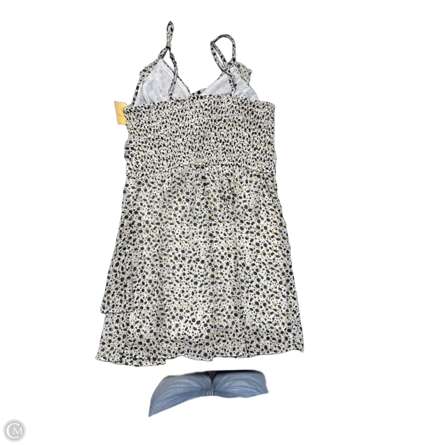 Dress Casual Short By Japna In Animal Print, Size: Xl