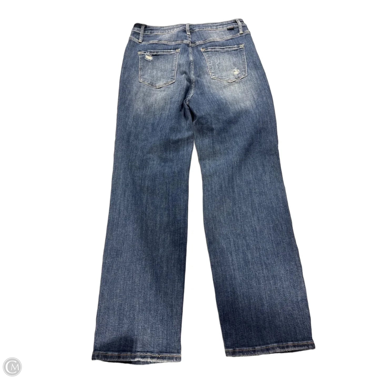 Jeans Straight By Risen In Blue Denim, Size: 14