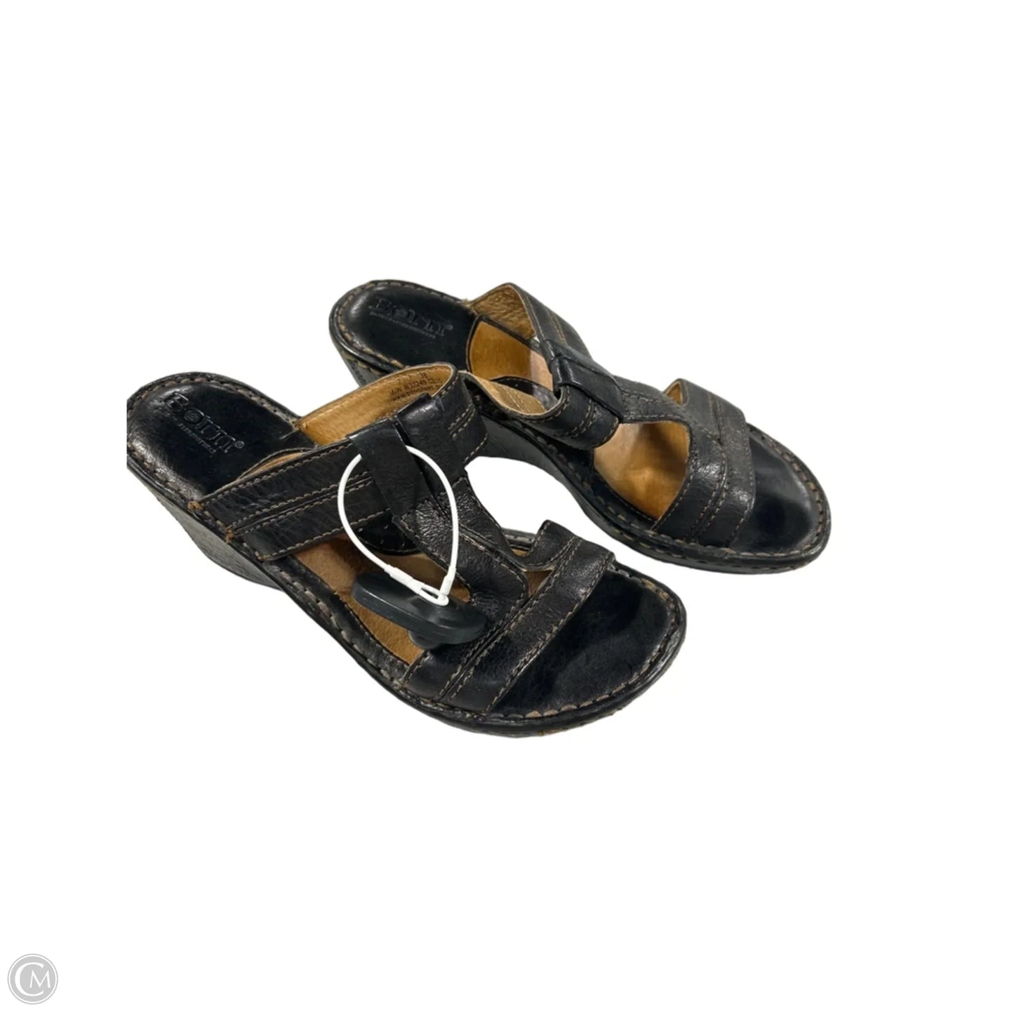 Sandals Flats By Born In Brown, Size: 7