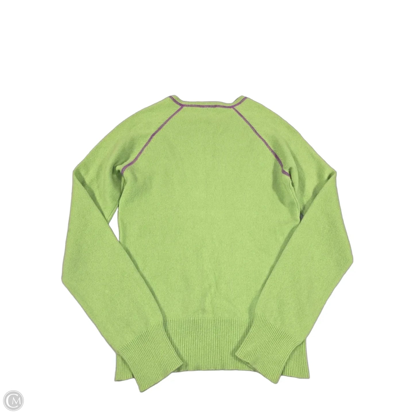Sweater By White And Warren In Green, Size: M