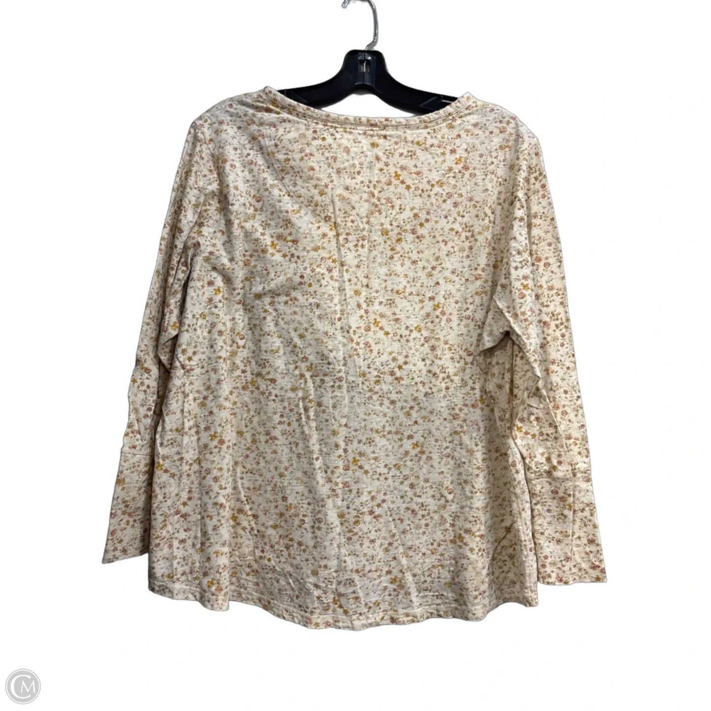 Top Long Sleeve By Ruff Hewn In Floral Print, Size: 3x
