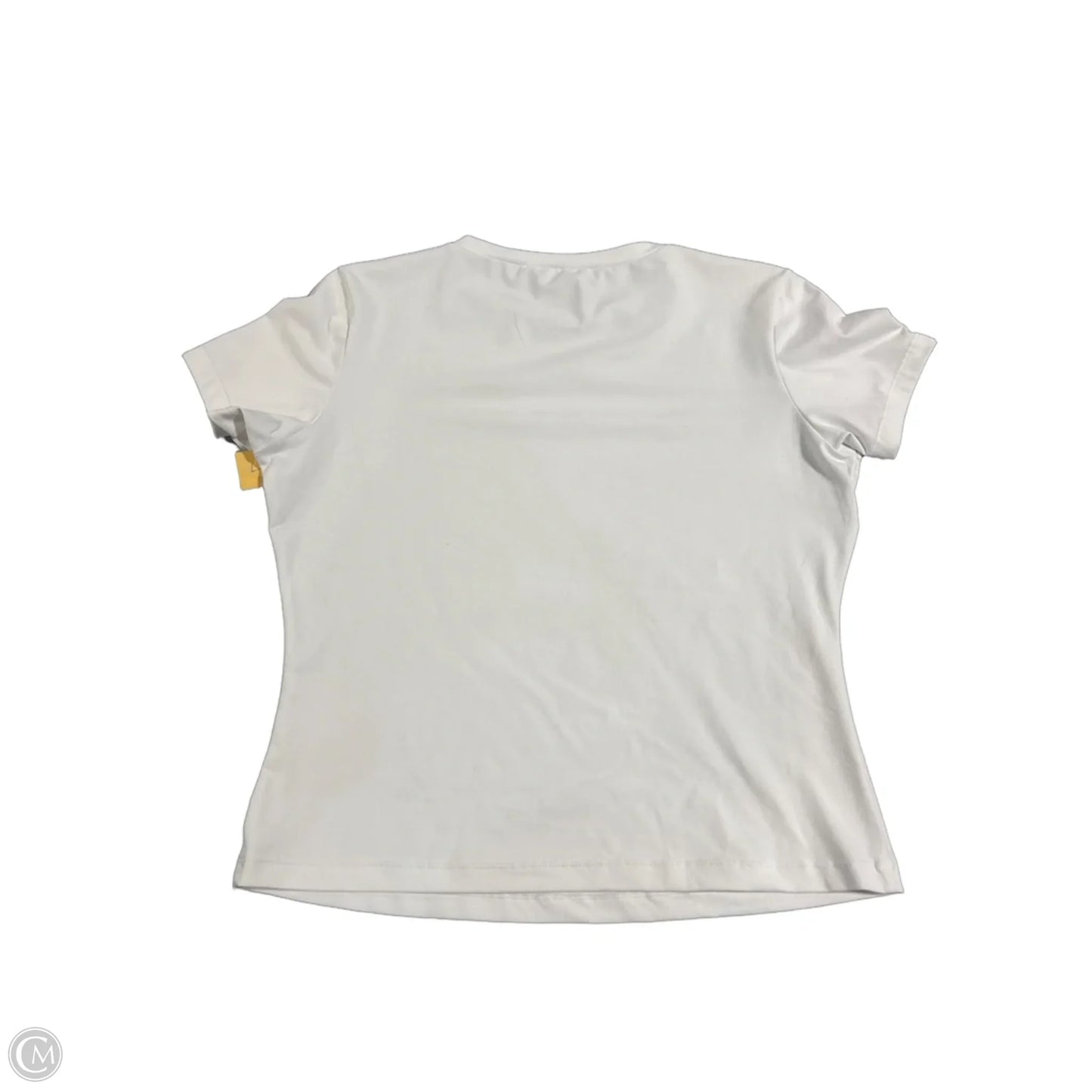 Top Short Sleeve Basic By Trendy Queen In White, Size: L