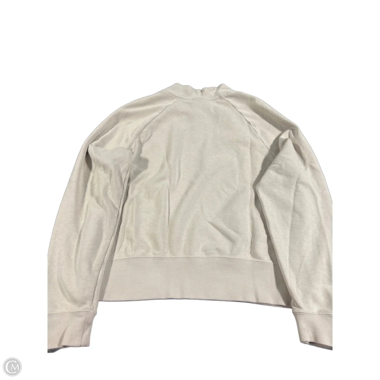 Athletic Sweatshirt Crewneck By Nike In Tan, Size: S