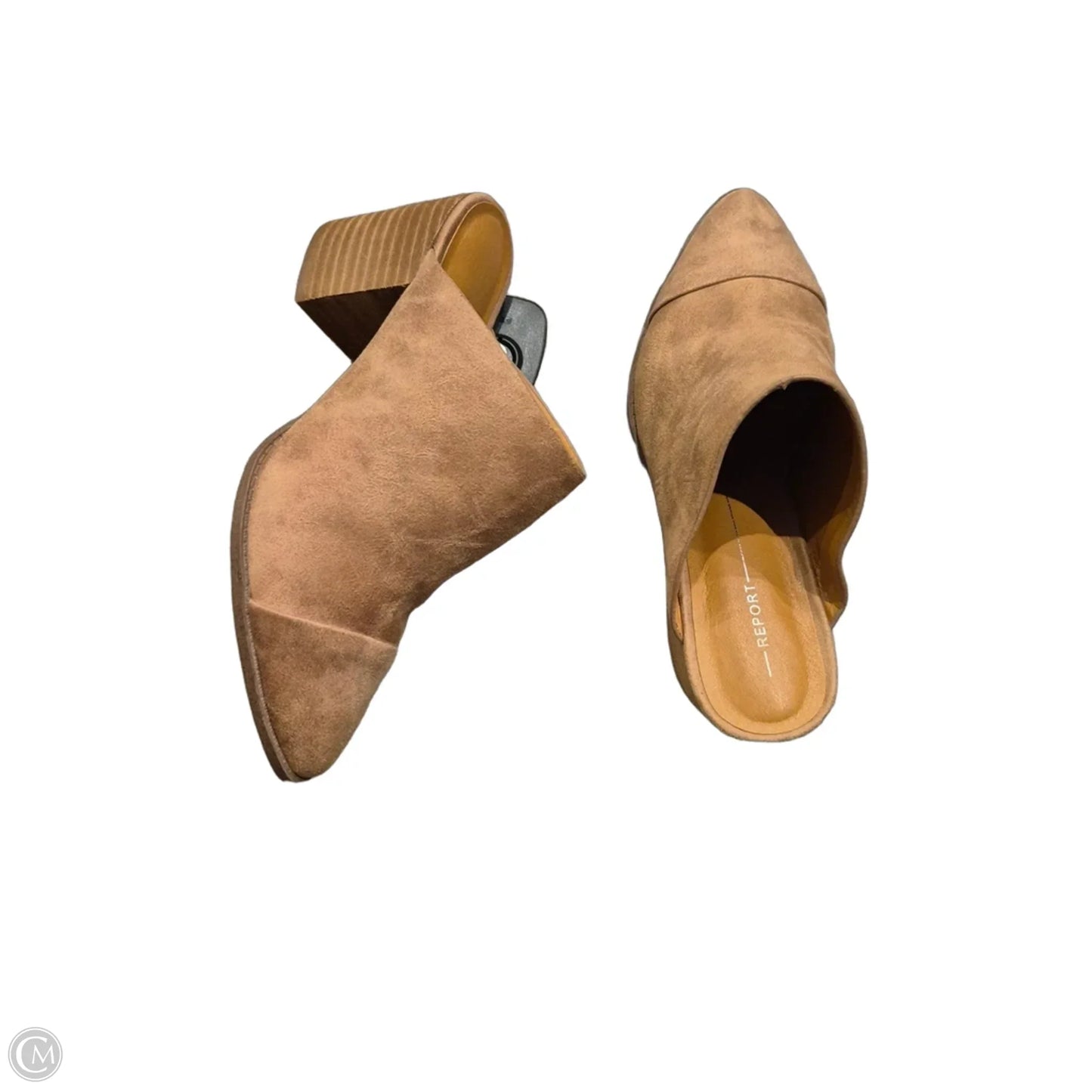 Shoes Heels Block By Report In Tan, Size: 8