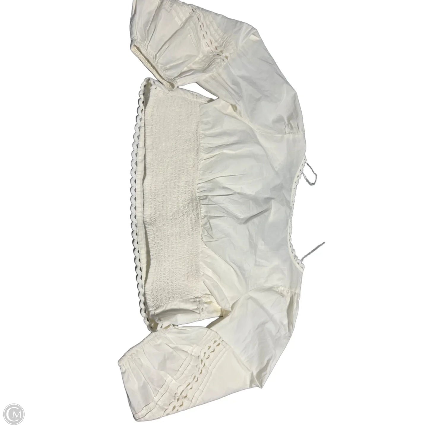 Top 3/4 Sleeve By A New Day In Cream, Size: Xxl