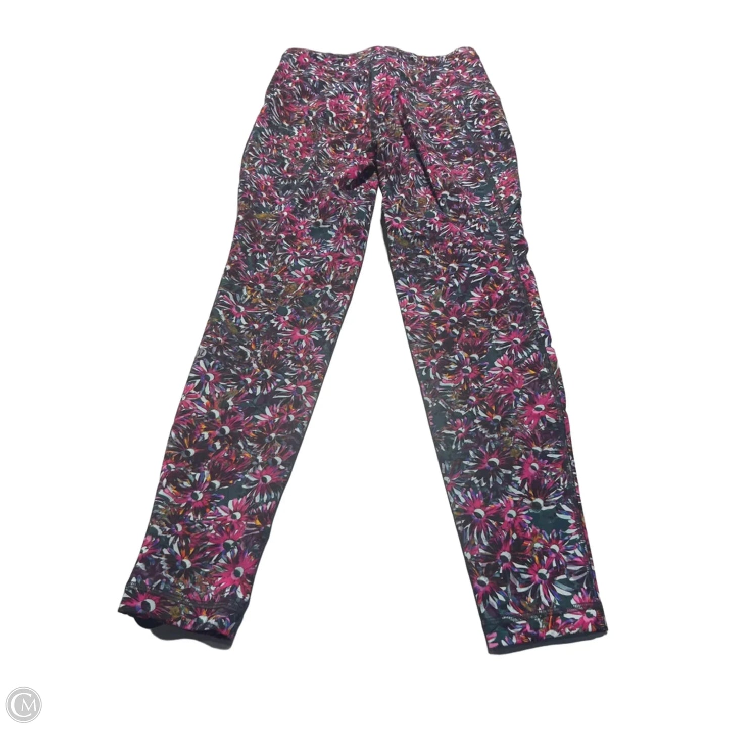 Athletic Leggings By Lululemon In Floral Print, Size: 10