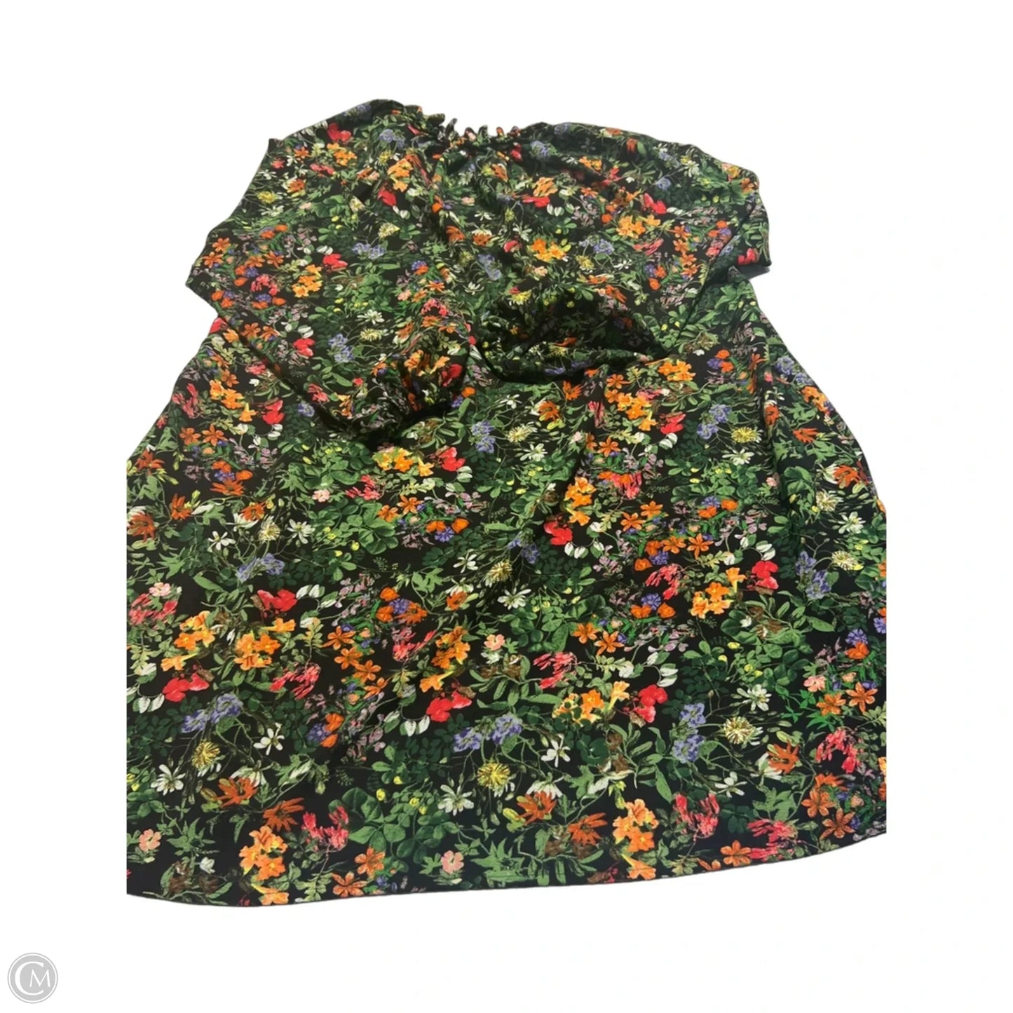 Dress Casual Short By H&m In Floral Print, Size: L