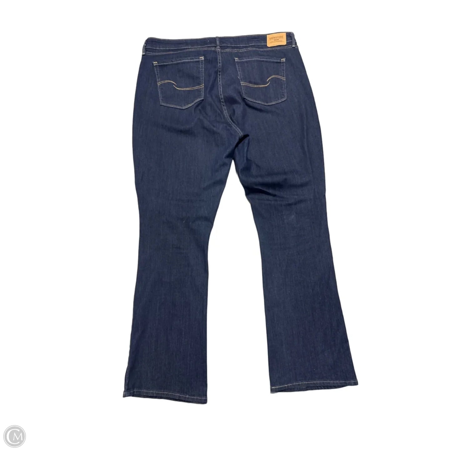 Jeans Boot Cut By Levis In Blue Denim, Size: 20