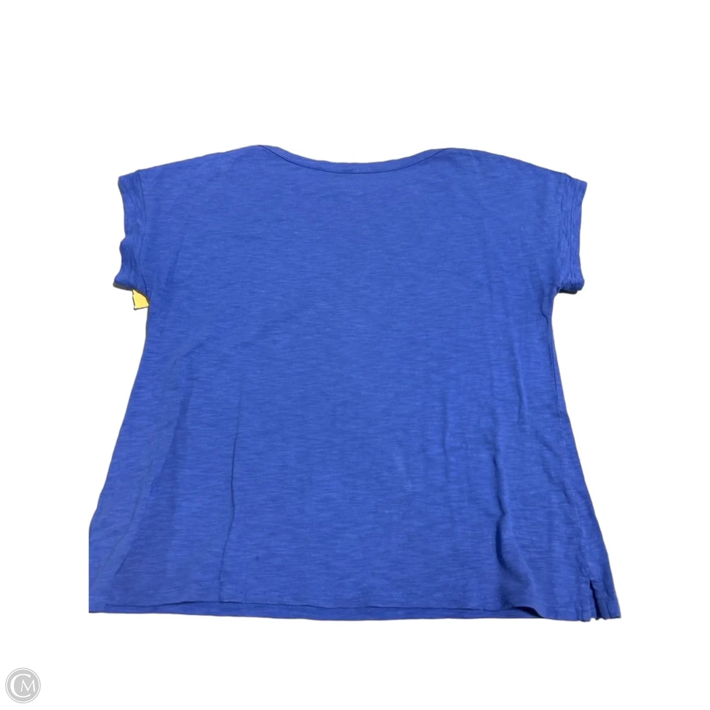Top Short Sleeve By Talbots In Blue, Size: Xl