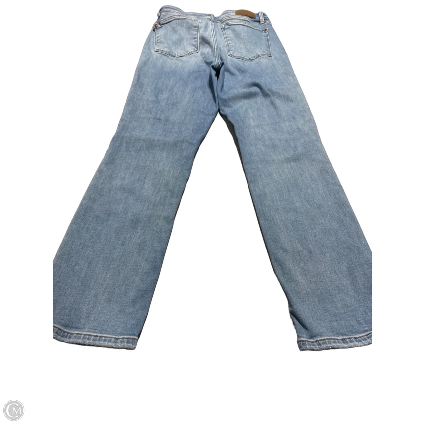 Jeans Straight By Judy Blue In Blue Denim, Size: 12