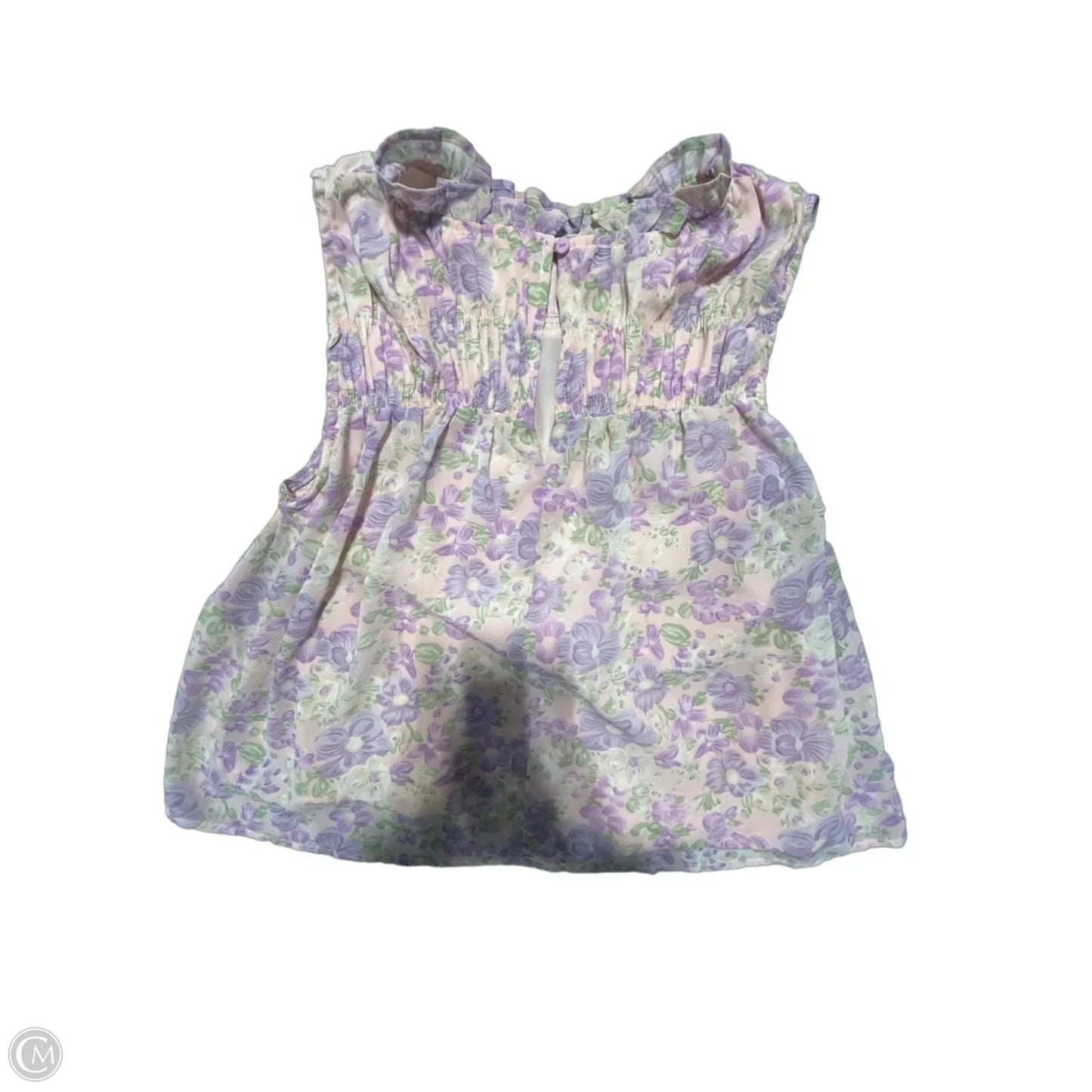 Top Sleeveless By &merci In Pink & Purple, Size: M