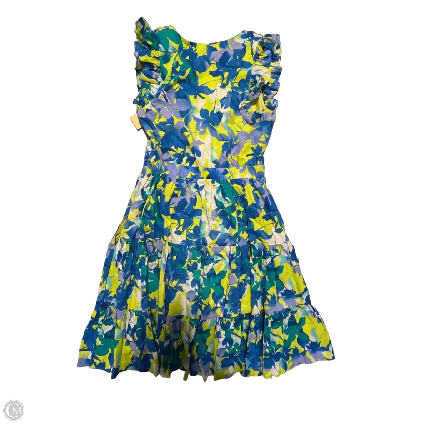 Dress Casual Short By Taylor In Blue & Green, Size: Xs