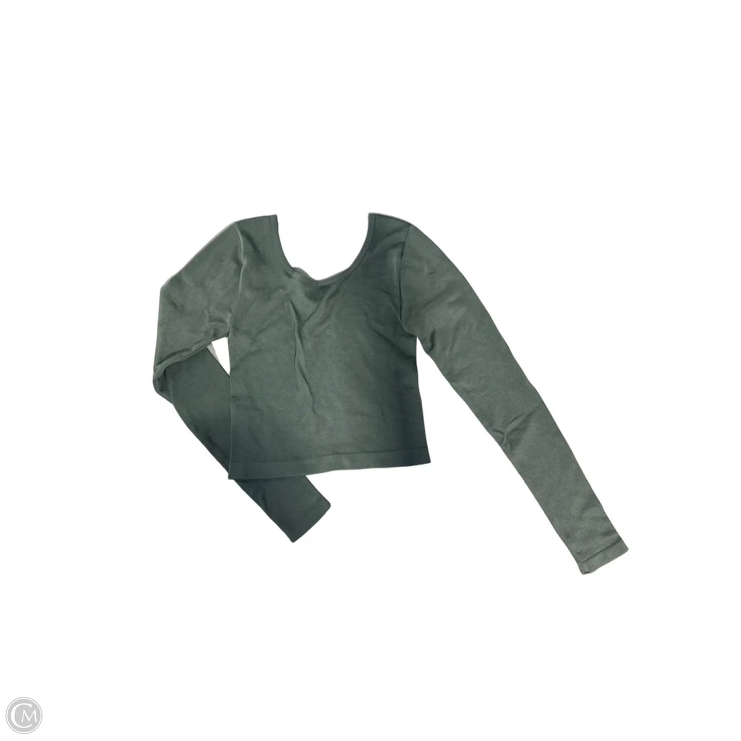 Top Long Sleeve Basic By Aeropostale In Green, Size: S