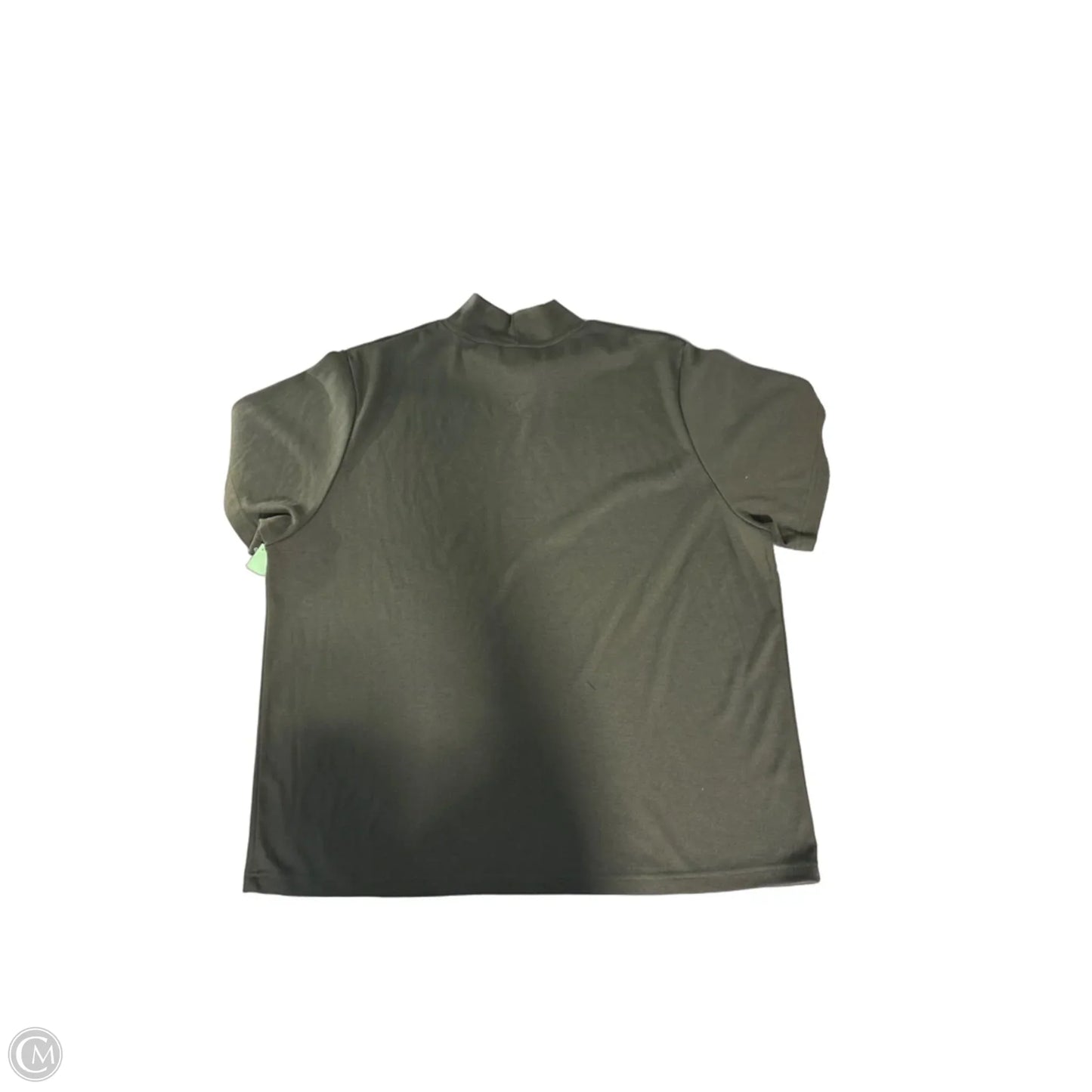 Top Short Sleeve By Cj Banks In Green, Size: 2x