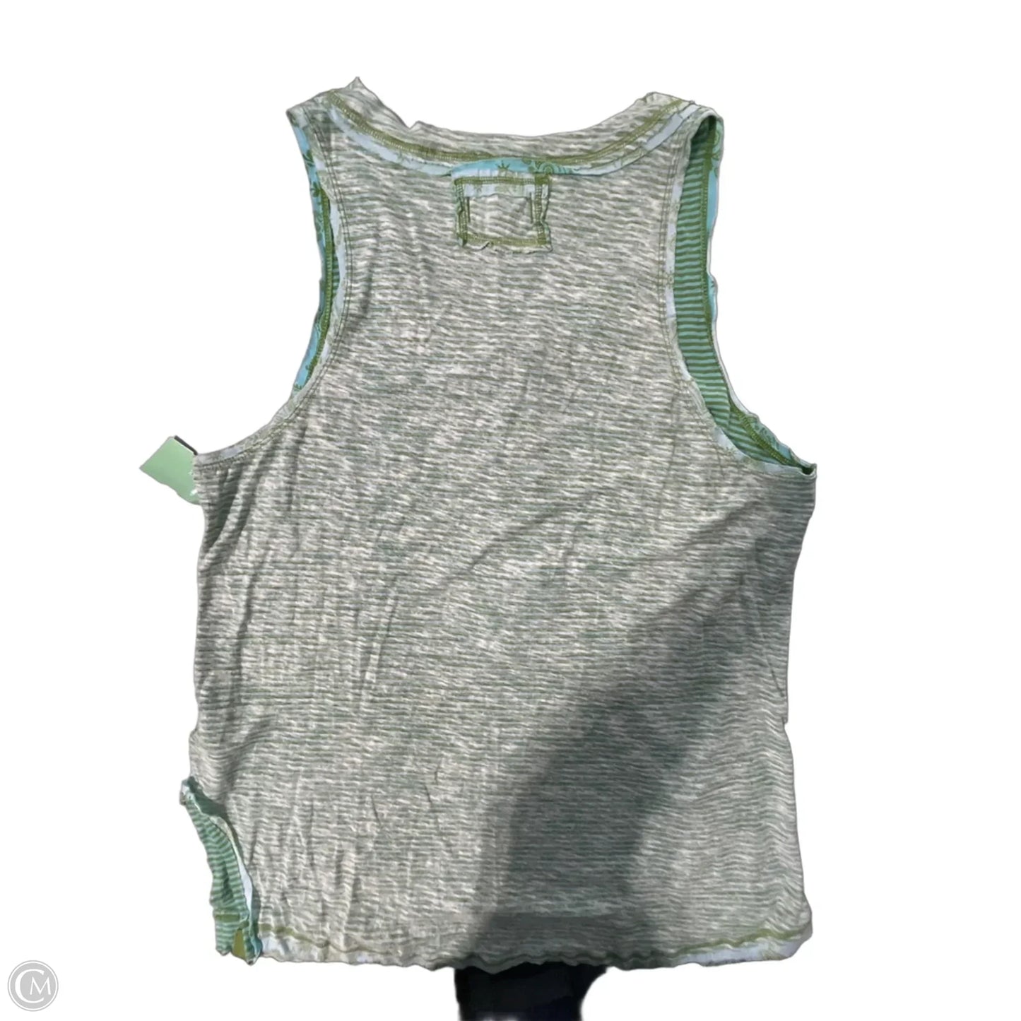 Tank Top By Free People In Blue & Green, Size: M