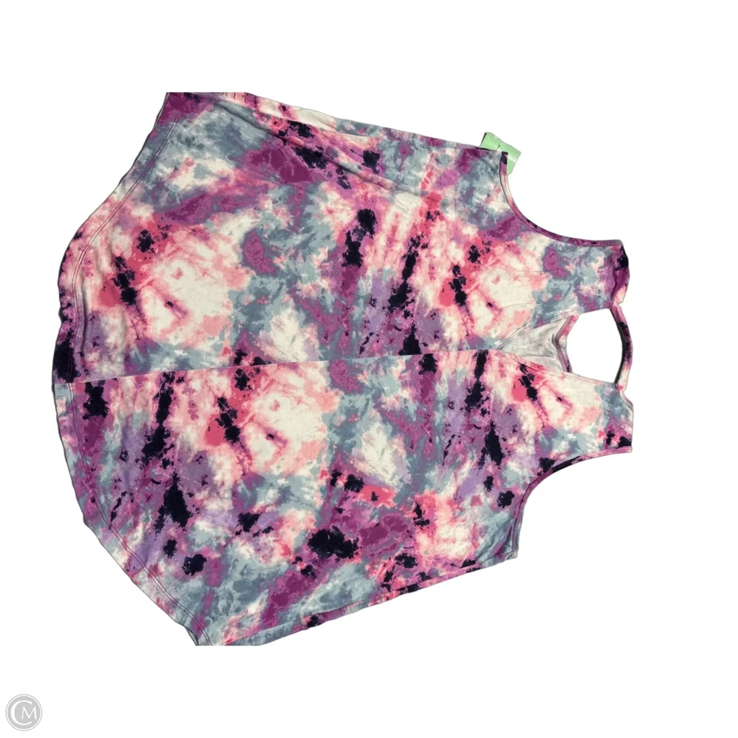 Top Sleeveless By Livi Active In Pink & Purple, Size: 1x