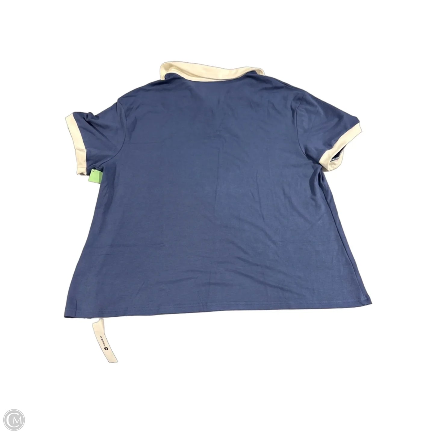 Top Short Sleeve By Cmc In Blue, Size: 2x