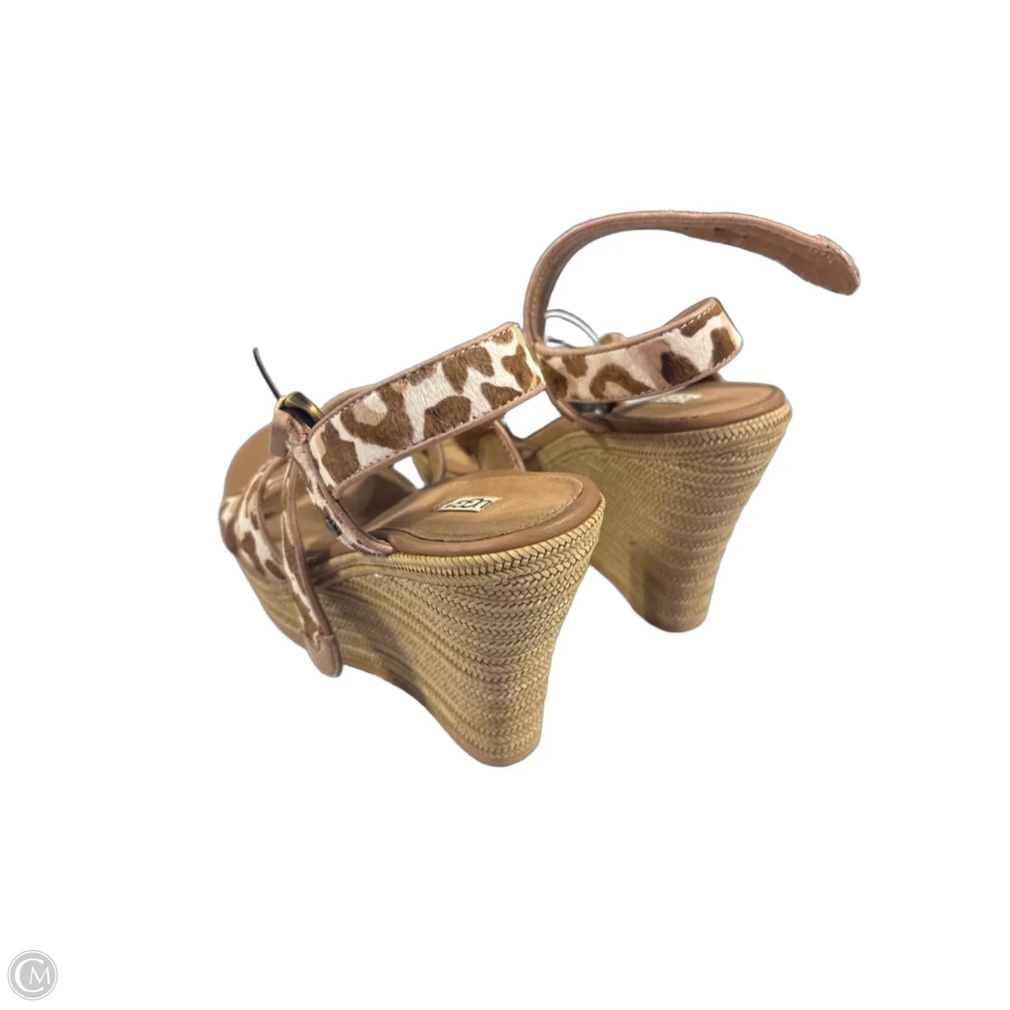 Sandals Designer By Ugg In Animal Print, Size: 8