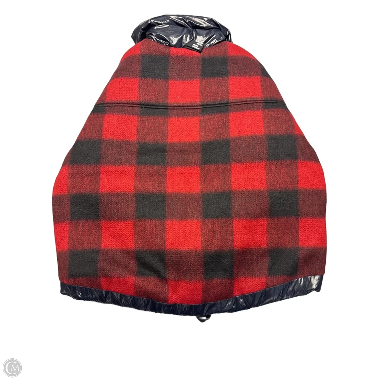 Coat Puffer & Quilted By Cmb In Black & Red, Size: M