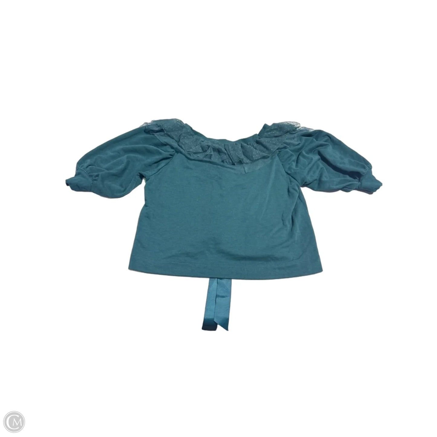 Top Short Sleeve By Maeve In Green, Size: Xxs