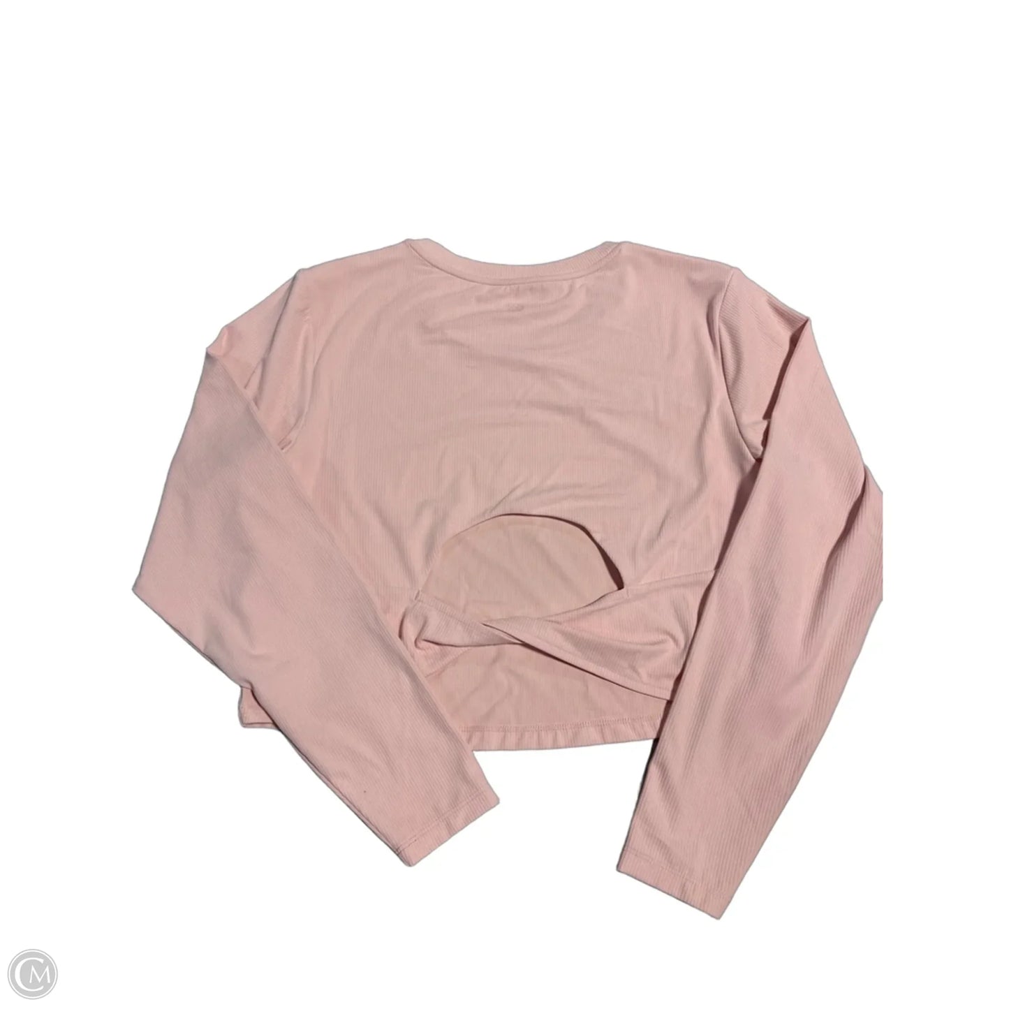 Athletic Top Long Sleeve Collar By All In Motion In Pink, Size: Xxl