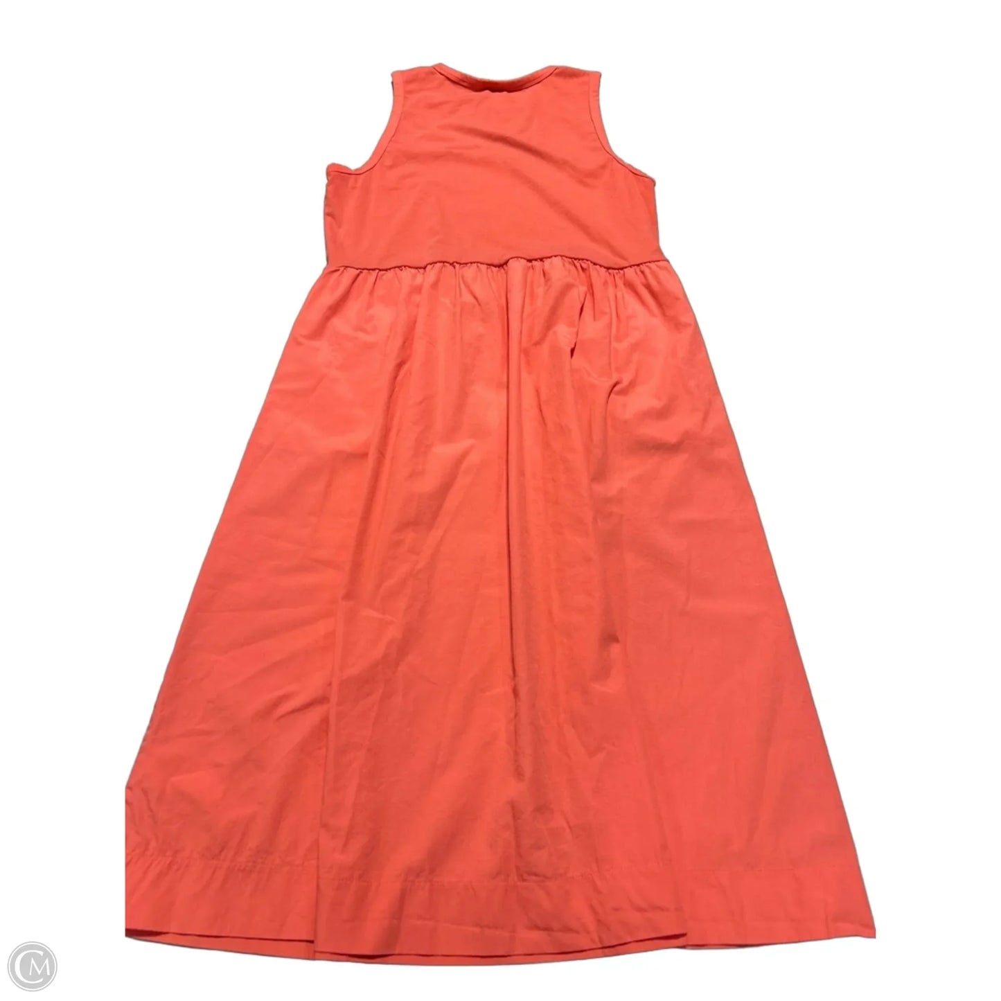 Dress Casual Maxi By J. Crew In Coral, Size: L