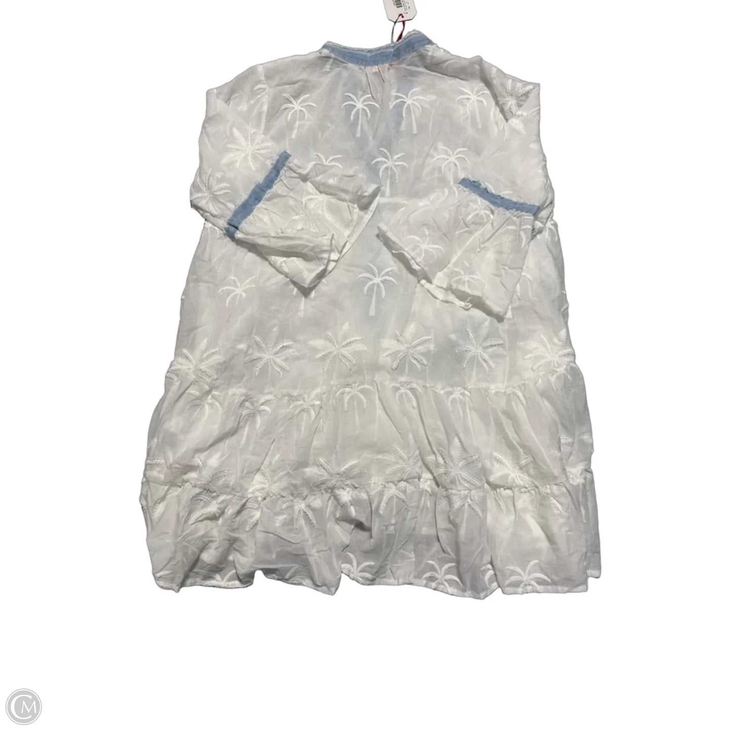 Dress Casual Short By Cmc In Blue & White, Size: M