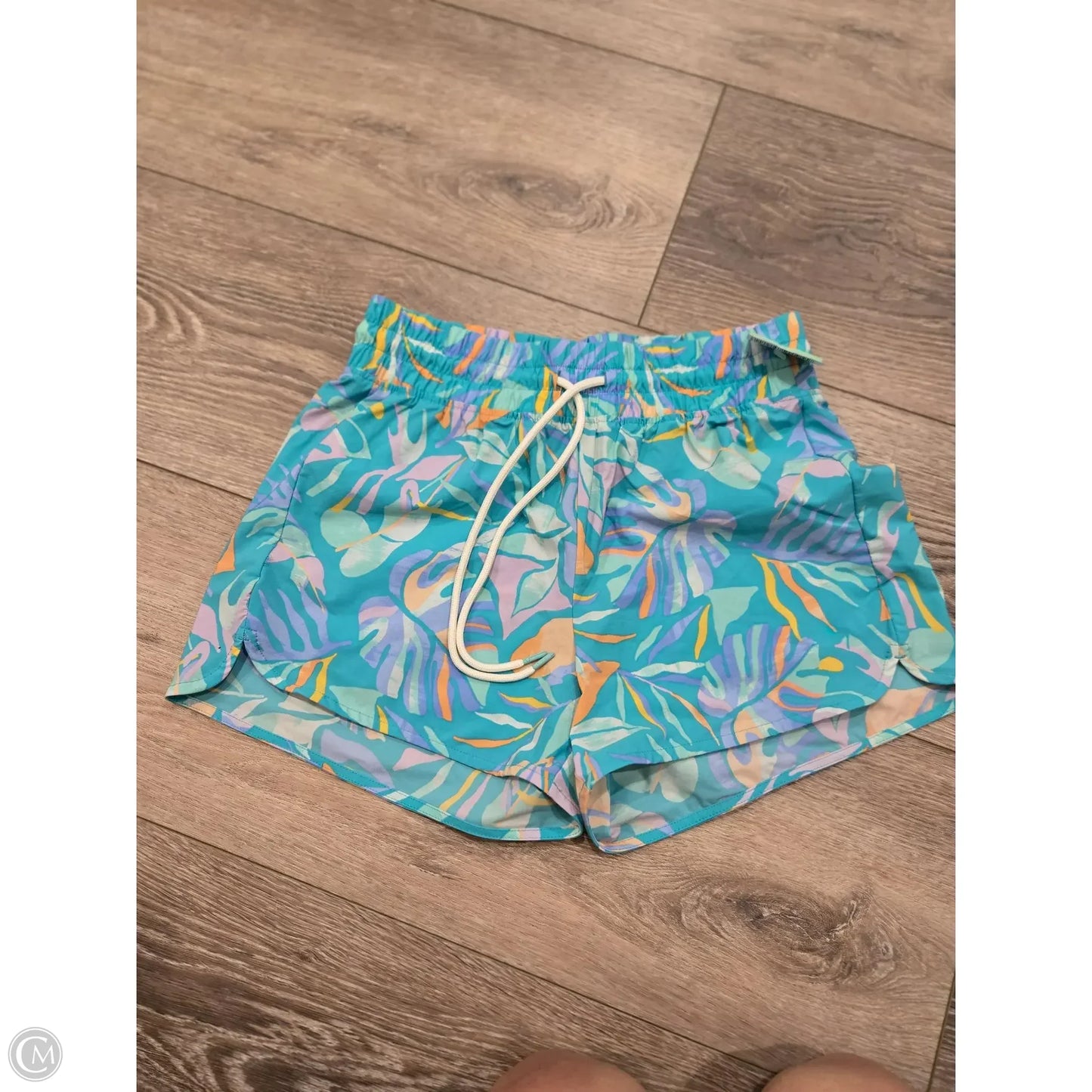 Athletic Shorts By Eddie Bauer In Blue & Purple, Size: S