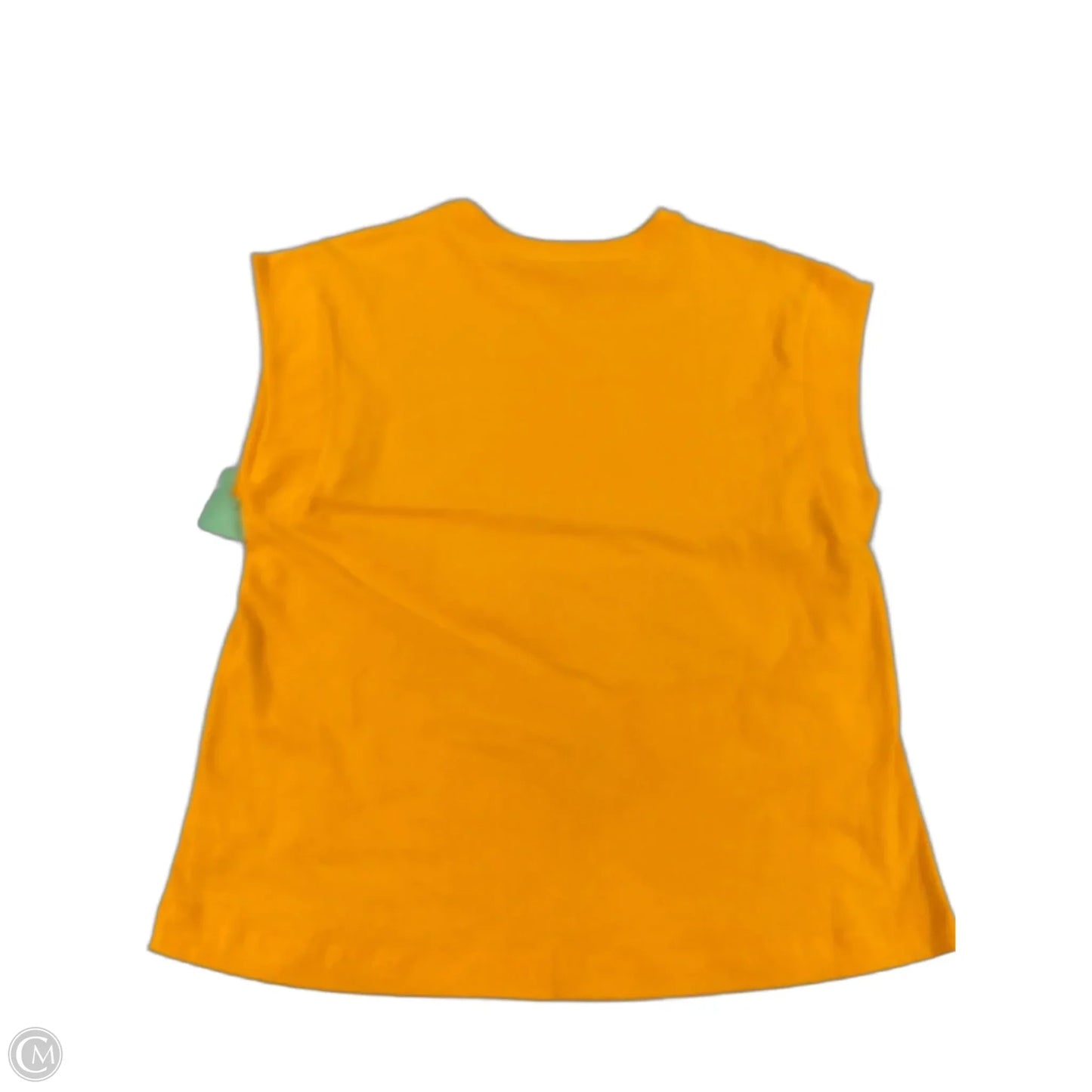 Top Short Sleeve By Double Zero In Orange, Size: S