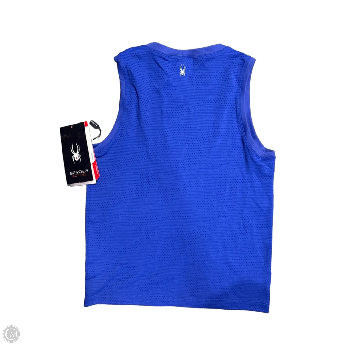 Athletic Tank Top By Spyder In Blue, Size: M